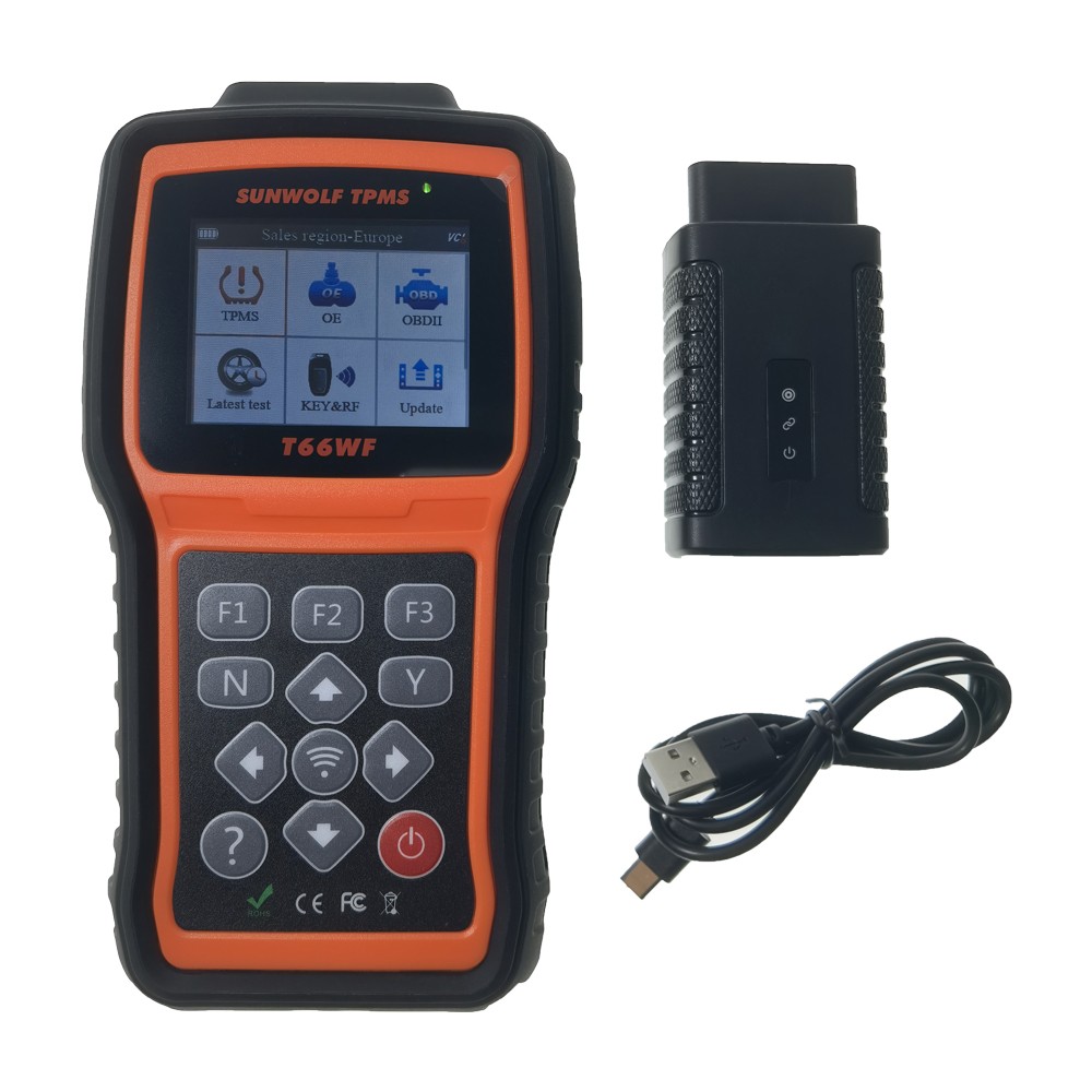 T66 Car TPMS Diagnostic Tool Tire Pressure Matcher Sensor Activation Tire Pressure Sensor Programming Code Reader OBD2 Scanner For XUANXING Sensor